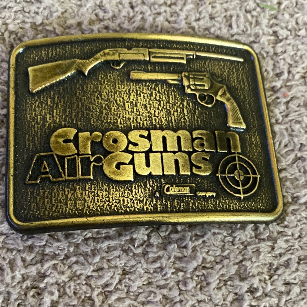 Crosman Air Guns Belt Buckle Vintage